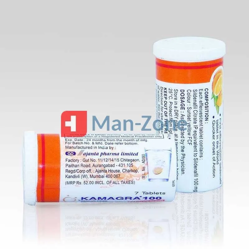 Kamagra šumivá 100 mg Kamagra šumivá 100 mg balenie